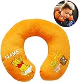 Nackenkissen / Nackenrolle - " Disney Winnie the Pooh " - Kissen für Auto / Kindersitz - Reisekissen / Reisehörnchen - z.B. Flugzeug / Auto - Zugfahrt - Nacken - Nackenhörnchen / Jungen Mädchen - Puuh Bär Teddy / Teddybär - Plüschkissen - für Kinder & Erwachsene - Jugendliche - Nackenstützkissen Nackenstütze / Babyschale - Nackenpolster - Eule