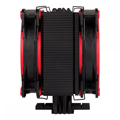 Arctic Freezer 33 Esports Edition - Ventilador para Caja de Ordenador I 2 Ventiladores de 120 mm I 200 a 1 800 RPM I Muy silencioso - Rojo