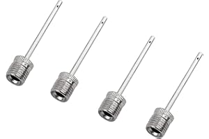 IKadiya 4 Pezzi Ago per Gonfiare Palloni, Ago per Pompa a Sfera Sportiva in Acciaio Inossidabile, Ideale per Gonfiare i Palloni Sportivi