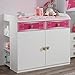 Produktbild Wickelkommode Wickeltisch Babymöbel Babyzimmer Babytisch rosa weiß Regal
