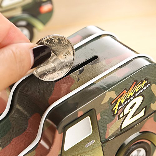 Generic Kreative Sparschwein Auto Modell Münze Geld Sparen, um gute Gewohnheit der Kinder zu Verbessern, Geschenk, kinder Zimmer Dekoration, Tischdekor - 4
