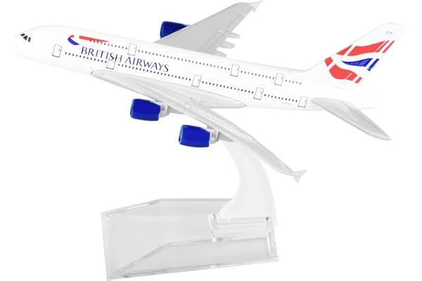 ARCADORA British Airways A380 Modèle d'avion en alliage moulé sous pression à l'échelle 1/400