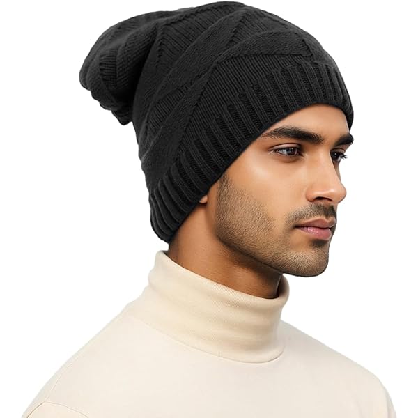 Buy MB Bohemia Signature Black Beanie at Amazon.in