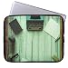 Produktbild Pretty Rustic Aqua Book Typewriter Writing Art Computer Sleeve 11.6 12 Inch Neoprene Laptop Sleeve Gifts for Women