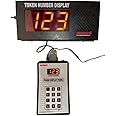 swaggers Prime Digital Indian Token Display Machine with Voice Hindi & English Language - 5 Meter Connecting Wire For Post Office/Banks/Office/Holes/Retail Counters/etc |1 year Warranty