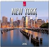 New York 2016: Original Stürtz-Kalender - Mittelformat-Kalender 33 x 31 cm [Spiralbindung] by 