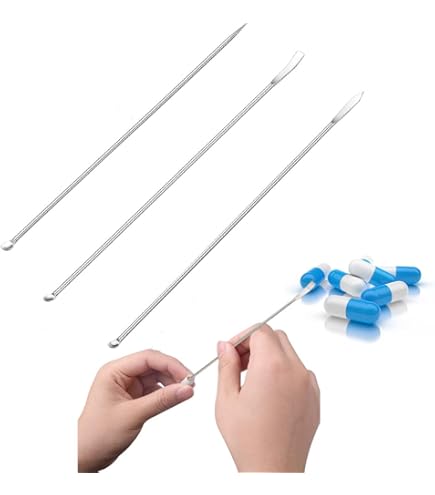 Set 3 Micro Palette Da Laboratorio BESTonZON - Cucchiai Metallici Per Polveri, Cibo E Bevande - Foto 3