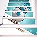 Produktbild Limiz Treppen Aufkleber Tapete Weihnachten Home Dekoration 3D Abnehmbare DIY Stereo Aufkleber Wasserdicht Moderne HD Wasserdichte Treppe kaufen Drei Bekommen Eins Frei