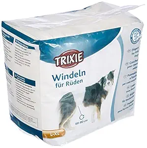 Trixie Disposable Diapers for Male Dogs - 12 Pieces (Large/Extra Large)
