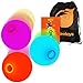 Produktbild 3x LED Slow Fade Rainbow Glow Juggling Balls, 'How to' Booklet, Batteries & Bag by Firetoys Juggling Balls