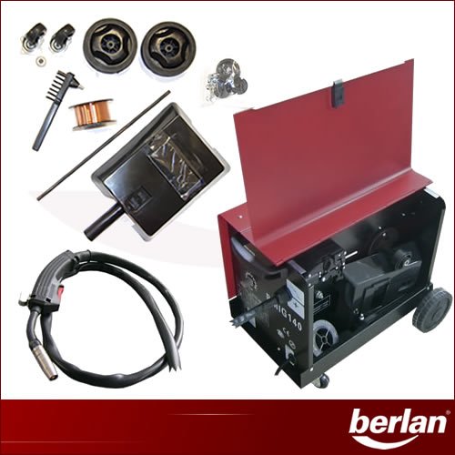 Berlan MIG/MAG Schutzgas Schweißgerät, BMIG140 - 2