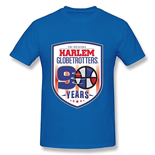 Harlem Globetrotters 90 Years T Shirt For Men Black Large
