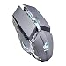 Produktbild Bescita X11 2,4 GHz Wiederaufladbare Wireless Silent LED Hintergrundbeleuchtung USB Optisch Ergonomisch Gaming Maus mit USB Nano Empfänger für PC Laptop iMac MacBook Microsoft Pro, Office Home (C)