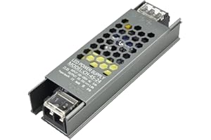 NUOVA GERMANY Alimentation Professionnelle 1.8A DC24V LED Bande Transformateur Ampère Stabilisé AC220V Super silencieux Fanless (24V, 45W)