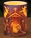 Produktbild KNL Store Weihnachtskrippe Advent Stern Engel Maria Joseph Baby Jesus Stable Krippe Flammenlose LED Wachskerzen Urlaub Weihnachten Szene Tischdeko Kamindeko Deko