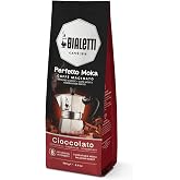 Bialetti - Perfetto Moka Cioccolato: Medium Roast Ground Coffee, Chocolate Scent, 250 g, Package with One Way Valve to Preser