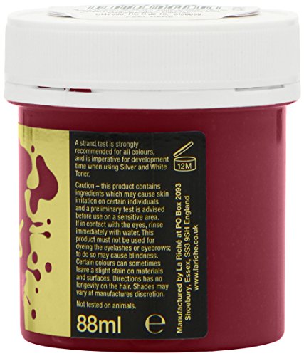 LaRiche Directions Unisex Semi Permanent Haarfarbe Pillarbox, red, 1er Pack (1 x 89 ml) - 3