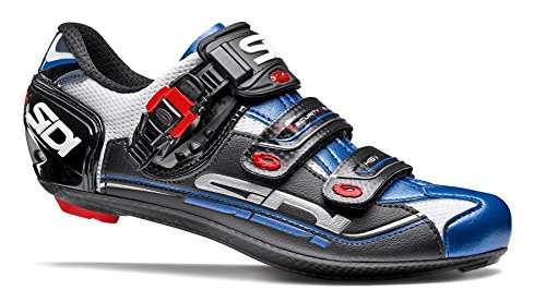 Preisvergleich Produktbild Sidi Genius 7 Rennradschuhe Weiß / Blau, 43