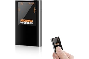 TDW 64GB Registratore Vocale, Registratore Vocale Portatile con Attivazione Vocale
