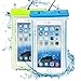 Produktbild Wasserdichte Hülle IPX8, GEREE 2Packs Universal-Durable trockener Unterwasserhülle für Apple iPhone 6S 6,6S Plus 5S 7, Samsung Galaxy S7, S6 Note 5 4, HTC LG Sony Nokia Motorola und andere Smartphones bis zu 5,9 "Diagonale wasserdichte Tasche für Surfen / Segeln / Schwimmen / Tauchen