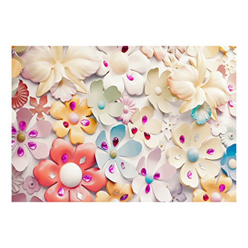 Fototapete Blumen 400×280 cm XXL | KOMPLETT SET MIT KLEISTER – PREMIUM VLIES TAPETE – PROFI QUALITÄT (Keine Papiertapete, keine Blasenbildung) – Top moderne Wanddeko – Fototapete 3D Illusion – Riesen Wandbild – Top Design Tapete – Neue exklusvie Edition mit noch besser Druckauflösung – Deutsches Premium Vlies (Kein Import Vlies oder PVC), Schlafzimmer, Wohnzimmer, Kinderzimmer geeignet | Fototapeten WandtapeteFOB0173a84XL - 3
