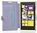 Produktbild Cadorabo – Ultra Slim Book Hülle für > Nokia Lumia 1020 < mit Kartenfach und Standfunktion – Etui Case Cover in ICY FLIEDER