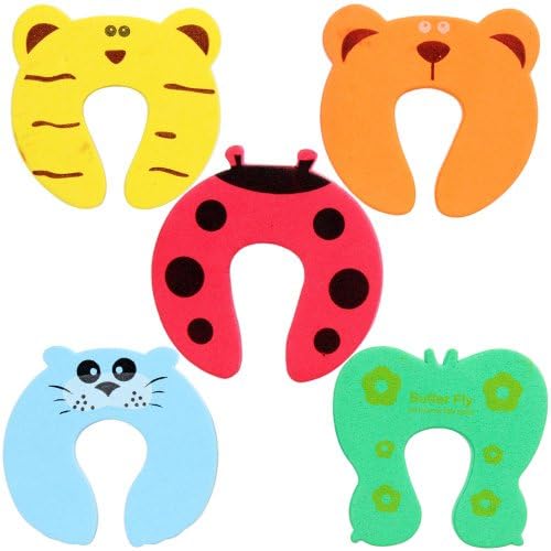 VONRAECH Door Stop Finger Pinch Guard , Mixed Color Finger Protection