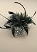Allsorts® Black and White Feather Comb Fascinator Ladies Day Royal Ascot Weddings