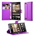 Produktbild Huawei G6 Hülle in VIOLETT von Cadorabo - Handyhülle mit Kartenfach und Standfunktion für Huawei G6 Case Cover Schutzhülle Etui Tasche Book Klapp Style in MANGAN VIOLETT