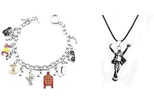 Shuanghao Uomo/Donna Unisex Bracciale+Collana Classico Jewellery Compleanno/Valentine's Day Regalo Gift Moda Versatile Halloween Natale Carnevale Concerto Retrò Punk Decorazioni Bracciale+Collana