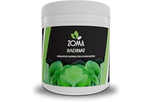 ZOMA RADINAT Polvere Radicante per Talee 100% Naturale, Polvere Radicante Con Funghi Promotori Della Radicazione e Germinazione, Biostimolatore Delle Radici