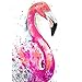 Produktbild 5D DIY Diamond Painting by Numbers Kits, Crystal Embroidery Cross Stitch Rhinestone Mosaic Drawing Art Craft Home Wall Decor,Flamingo