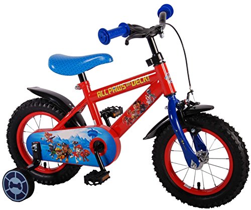 Paw Patrol Fahrrad 12 Zoll Kinderfahrrad Kinder Rad Jungen Mädchen Rot 61250CH