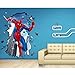 AMAZING HUGE SPIDERMAN Wall Stickers Boys Kids Bedroom Mural Art Wallpaper Decal