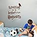 Produktbild Wandtattoo Wohnzimmer Autocollant mural personnalisé autocollant vinyle dans la formation autocollant Harry Potter baguette Poudlard Décorations de la chambre des enfants