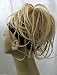 New Tousled Synthetic Hairpiece Scrunchies Straight Elastic updo Scrunchy BUN Brown Blonde Instant Ponytail (Dark Blonde #26/613)