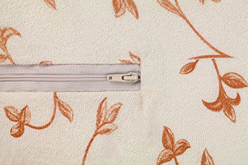VELFONT – Frottee-Matratzenbezug aus 100% elastischer Baumwolle mit Blumen-Print – Beige – verfügbar in verschiedenen Farben und Größen – 140×190/200cm - 2