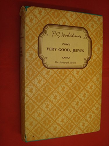 Very Good, Jeeves livre