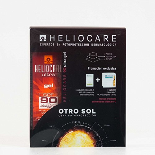 HELIOCARE SPF90 ULTRA GEL 50ml+REGALO ENDOCARE-C PEEL GEL 3x6ml+REGALO ENDOCARE-C OIL FREE AMPOLLAS 7 AMPOLLAS 1ml
