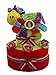 Rainbow Unisex Two Tier Nappy Cake Baby Gift with FREE Delivery