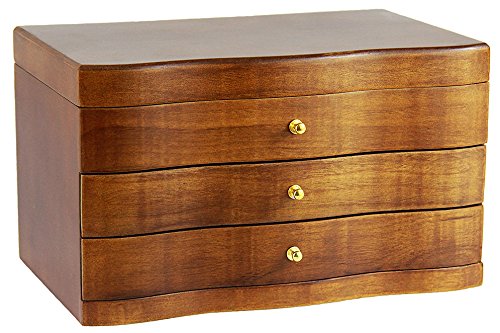 SCHMUCKKASTEN SCHMUCKKÄSTCHEN HOLZ SCHMUCKSCHATULLE KASTEN SCHMUCK Super Geschenk … - 2