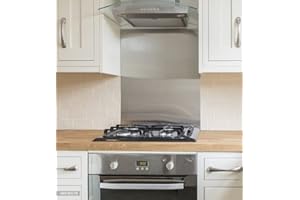 STROBE PRECISION Brushed Stainless Steel Kitchen Splashbacks (700mm x 600mm without holes)