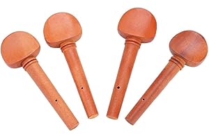 Geige Stimmwirbel Set, 4 Stück Violine Geige Stimmwirbel Saiteninstrument Teil für 4/4 Violine