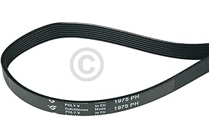EUROPART Courroie trapézoïdale pour sèche-linge 1975 PH 7 - Courroie compatible avec les appareils AEG Bosch Siemens etc.