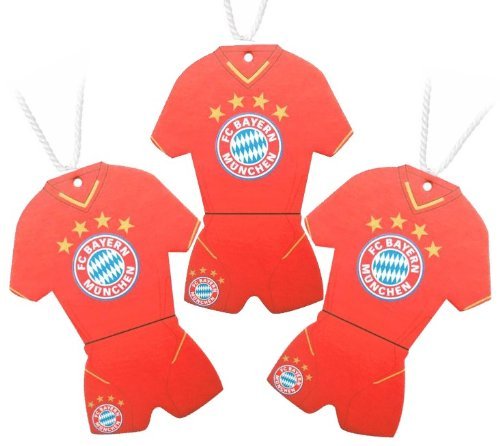 Preisvergleich Produktbild FC Bayern München Trikot Lufterfrischer 3er Set