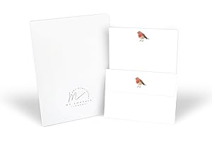 Me Loovely Robin Letter Writing Paper and Envelopes Set Stationery A5 Size Papers Writing Supplies for School Home & Office (10 Letters & 10 Envelopes with Gift Envelope)