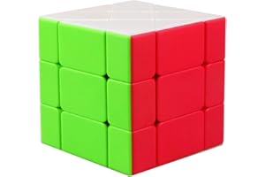 EACHHAHA Cubo magico Shift Edge,Cubo de Velocidad,Tolerancia Profesional, Suave, Alta de fallas,Adecuado para Regalos de cumpleaños (Pegatina)