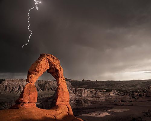 Lightning over Arches.
