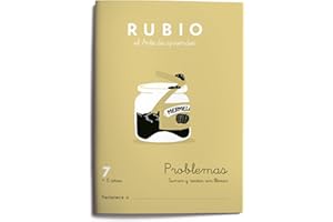 EDICIONES TÉCNICAS RUBIO - EDITORIAL RUBIO 7 Problemas RUBIO | Ejercicios para sumar y restar sin llevar | +6 años