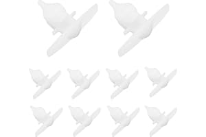 NIYATA 10 Stück 7h0837485 Auto-Dichtungsclips für die Vordertür, Türdichtung Clips Gummidichtung Trim Dichtung Befestigungsteile, kompatibel mit VW Transport T5 T6 7H0837485 Automobil-Befestigungselemente